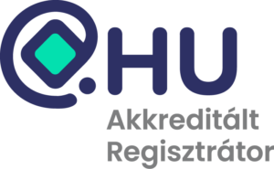 Regisztrátor Logo Egyszinű Kék/Szürle HU